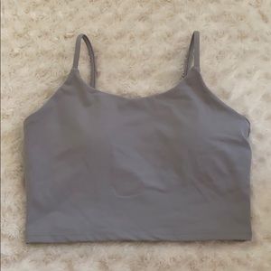 Never worn workout tank with bra